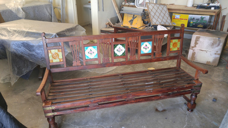 Restore Antique Bench Fountain Valley